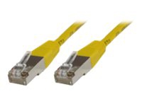 MicroConnect – Nätverkskabel – RJ-45 (hane) till RJ-45 (hane) – 1 m – SSTP (screened shielded twisted pair) – CAT 6 – halogenfri tvinnad – gul