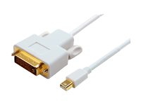 MicroConnect – DisplayPort-kabel – Mini DisplayPort (hane) till DVI-D (hane) – 1 m