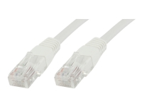 MicroConnect – Nätverkskabel – RJ-45 (hane) till RJ-45 (hane) – 10 m – UTP – CAT 5e – vit