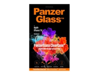 PanzerGlass ClearCase – Back cover til mobiltelefon – hærdet glas termoplastisk polyuretan (TPU) – klar – for Apple iPhone 7/8