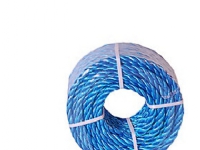 Roliba polyreb blå 10 mm - 3-slået minirulle 20 meter Verktøy & Verksted - Skruefester - Stålwire & låser