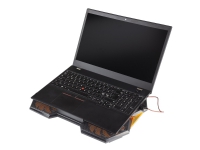DELTACO GAMING GAM-072 - Notebookvifte - 17.3 - 140 mm - svart, oransje