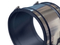 HOFOR S100 kobling, 100-110mm - overg. fra strømpeforet rør til plast