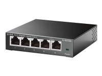 TP-Link TL-SG105S - Switch - 5 x 10/100/1000 - stasjonær PC tilbehør - Nettverk - Switcher