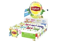 Te Lipton i borddisplay med 180 tebreve i 12 varianter