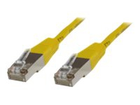 MicroConnect – Nätverkskabel – RJ-45 (hane) till RJ-45 (hane) – 50 cm – SSTP (screened shielded twisted pair) – CAT 6 – halogenfri – gul