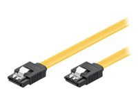 MicroConnect SATA III – SATA-kabel – Serial ATA 150/300/600 – SATA (hona) till SATA (hona) – 30 cm – sprintlåsning