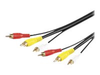 MicroConnect – Ljudkabel – RCA hane till RCA hane – 1.5 m