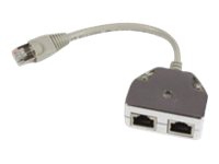 MicroConnect Y-ADAPTER - Nettverksplitter - RJ-45 (hann) til RJ-45 (hunn) - dobbeltisolert PC tilbehør - Kabler og adaptere - Nettverkskabler
