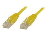 MicroConnect – Nätverkskabel – RJ-45 (hane) till RJ-45 (hane) – 3 m – UTP – CAT 6 – halogenfri – gul