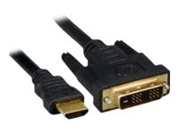 MicroConnect – Adapterkabel – HDMI hane till DVI-D hane – 7 m