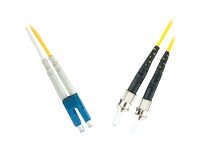 MicroConnect - Nätverkskabel - LC enkelläge (hane) till ST enkelläge (hane) - 2 m - fiberoptisk - 9 / 125 mikrometer - OS1 - gul
