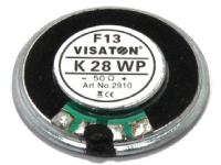Visaton K 28 WP, Full rekkevidde, 1 W, Rund, 2 W, 50 O, 300 - 20000 Hz TV, Lyd & Bilde - Høyttalerkomponenter - Kontruksjonsutstyr