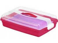 Curver kakebeholder rektangulær rød 172568