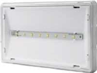 AWEX Emergency lighting fitting EXIT S IP65 LED 1W 1h single purpose PT white + PU34 (ETS/1W/ESE/PT/WH)