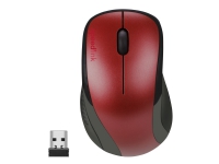 SPEEDLINK KAPPA Mouse – Mus – högerhänt – optisk – 3 knappar – trådlös – 2.4 GHz – trådlös USB-mottagare – röd