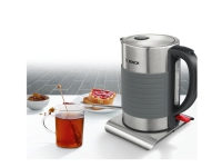 Bosch TWK7S05 - Kjele - 1.7 liter - 2.2 kW - grå/svart Kjøkkenapparater - Juice, is og vann - Vannkoker