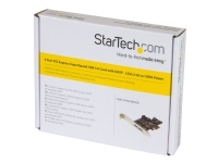 StarTech.com PCI Express USB 3.0-kort med 4 portar – 2 externa 2 interna – SATA-ström – USB-adapter – PCIe 2.0 låg profil – USB 3.0 x 4 – för P/N: ST1030USBM ST7300USBME