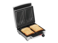 FRITEL SW 1450 - Sandwichmaskin - 1.4 kW - sølvmetallisk/krom Kjøkkenapparater - Brød og toast - Toastjern