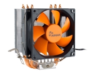 Argus SU-200 - Prosessorkjøler - (for: LGA775, LGA1156, AM2, AM2+, LGA1366, AM3, LGA1155, AM3+, FM1, FM2, LGA1150, LGA1151, AM4, LGA1200) - aluminium og kobber - 92 mm