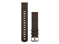 Garmin Quick Release Band - Klokkestropp for smart armbåndsur - Stor - mørk brun - for Forerunner 55 vívomove HR Premium, HR Sport