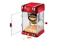 UNOLD 48535 Retro - Popkornmaker - 300 W - red metallic/transparent Kjøkkenapparater - Kjøkkenmaskiner - Popcorn maskiner