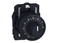 Harmony potentiometerhoved i plast for montering af løst potentiometer med ø6 mm aksel