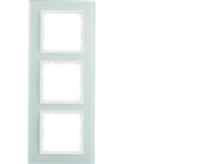 Berker 10136909, Hvit, Glass, Berker, Blank, 5 stykker