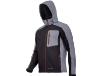 Lahti Pro Hooded softshell jacket black-gray size L (L4091603)