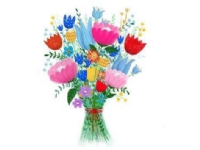 HENRY Karnet B6 Blomsterbukett Barn & Bolig - Dekorasjon - Gaveartikler