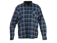 Lahti Pro Rutet flanellskjorte, blå, størrelse L LPKF3L
