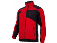 Lahti Pro Reinforced fleece jacket red and black XXL (L4011505)