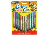 Amos Glitter Glue 10x15.5ml (WIKR-936729) Hobby - Kunsthåndverk - Stoff og garn