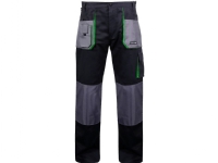 Lahti Pro Work trousers cotton black and green size S (L4050648)