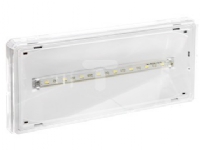 AWEX Emergency lighting fitting EXIT IP65 1W 1h double task white ETE/1W/CSA/X/WH - ETE/1W/CSA/X/WH Belysning - Innendørsbelysning - Barnelamper