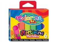 Colorino Neon plasticine 6 färger (935409)