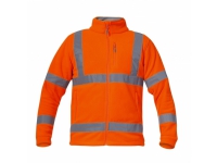 Lahti Pro Warning fleecegenser oransje XXXL (L4011006)