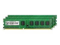 CoreParts – DDR3 – sats – 6 GB: 3 x 2 GB – DIMM 240-pin – 1333 MHz / PC3-10600 – ej buffrad – ECC