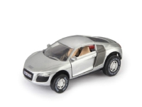 Darda Audi R8, Sportsbil, 5 år, Plast, Sølv Leker - Biler & kjøretøy