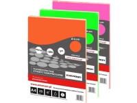 Emerson EMERSON LABELS A4 FLUORESSENT SIRCLES ORANSJE 25 ARK