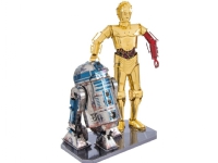 Metal Earth Star Wars Set C-3PO + R2D2 Metalbyggesæt Hobby - Modellbygging - Metallbyggesett
