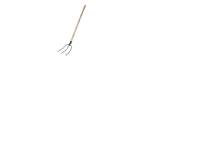 KARD 3-tooth forks with a straight shaft 130 cm (218) Hagen - Hageredskaper - Grep