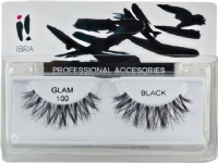 IBRA_Pair of false eyelashes on a strip Glam 100 Black