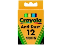 Bilde av Crayola 12 Coloured Chalk, 12 Stykker, Multi, 12 Farger