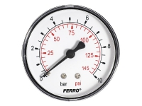 Bilde av Ferro Pressure Gauge 63mm 1/4 ”connection Rear (m6310a)