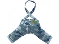 DoggyDolly Camo jeans with suspenders. L