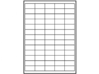 Logoetiketter A4, matt, hvit, 65 etiketter, 140g/m2, 10 stk. (32201) Papir & Emballasje - Etiketter - Multietiketter