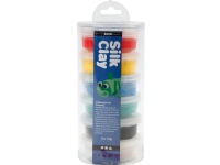 Bilde av Creativ Company Silk Clay Plasticine 14 G Blandede Farger 6 Stk (79141)