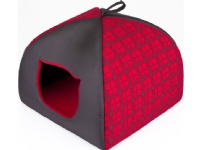 HOBBYDOG Igloo booth – Red checkered R1