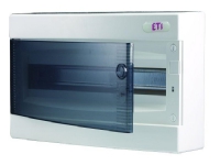 Eti-Polam ECT18PT-s 18M IP40 surface-mounted switchgear, transparent door 001101068